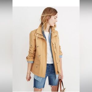 EUC worn once Madewell Embroidered Passage Jacket XS